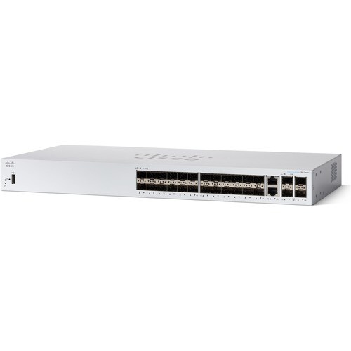 Cisco 350 CBS350-24P-4G Ethernet Switch - 24 Ports - Manageable - Gigabit Ethernet - 1000Base-T, 1000Base-X - Refurbished 