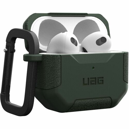 Urban Armor Gear Scout Rugged Charging Case Apple AirPods (Gen 3) - Olive Drab - Drop Resistant, Shock Resistant, Scratch 