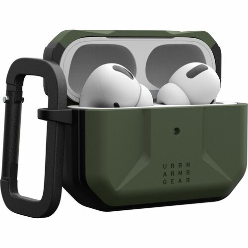 Urban Armor Gear Civilian Rugged Carrying Case Apple AirPods Pro (2nd Generation) - Olive Drab - Damage Resistant, Drop Re