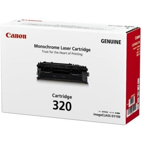 Canon 320 Original Laser Toner Cartridge - Black - 1 Pack - 5000 Pages