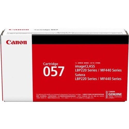 Canon 057 Original Laser Toner Cartridge - Black Pack - 3100 Pages