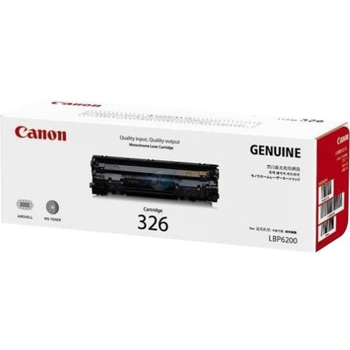 Canon 326 Original Laser Toner Cartridge - Black - 1 Pack - 2100 Pages