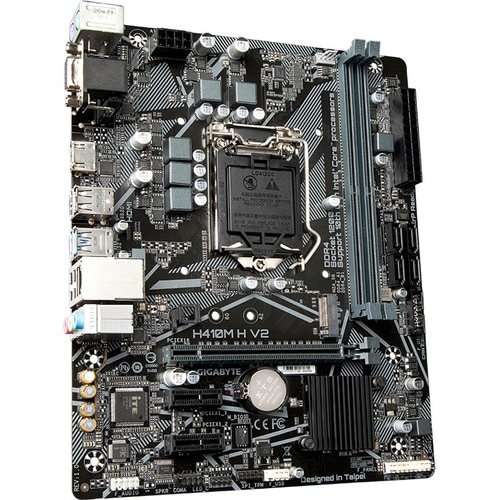 Gigabyte Ultra Durable H410M H V2 Gaming Desktop Motherboard - Intel H470 Chipset - Socket LGA-1200 - Intel Optane Memory 