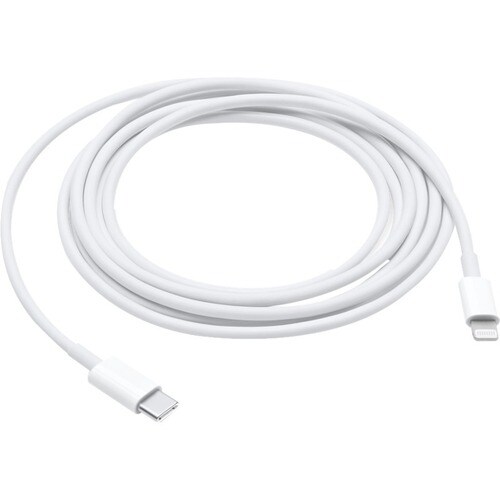 Apple 2 m (78.74") Lightning/USB-C Data Transfer Cable for iPhone, iPad Pro, iPad Air, iPad mini, MacBook Pro - First End: