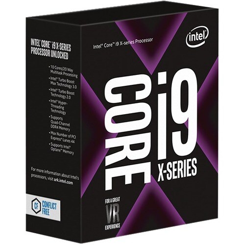 Intel Core i9 i9-10900X Deca-core (10 Core) 3.70 GHz Processor - 19.25 MB L3 Cache - 64-bit Processing - 4.50 GHz Overcloc