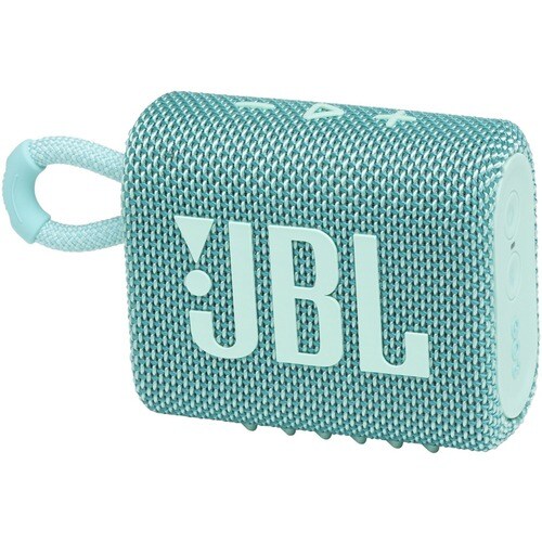 JBL Go 3 Portable Bluetooth Speaker System - 4.2 W RMS - Teal - 110 Hz to 20 kHz - Battery Rechargeable