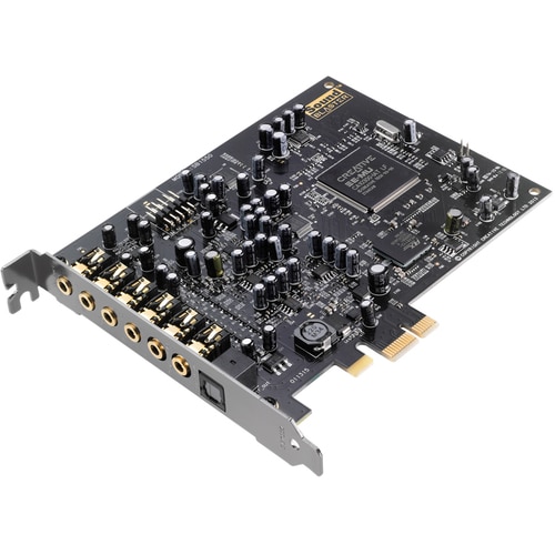 Sound Blaster Sound Board - 24 bit DAC Data Width - 7.1 Sound Channels - Internal - Creative E-MU - PCI Express - 106 dB -