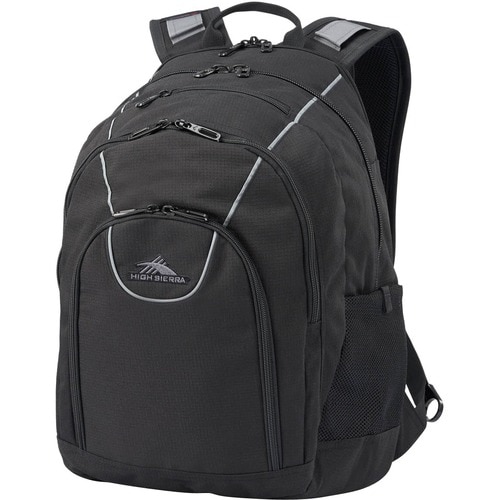 High Sierra Academy 3.0 Eco Carrying Case (Backpack) for 38.1 cm (15") Notebook - Black - Water Resistant - Polyethylene T