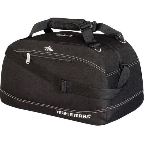 High Sierra Pack-N-Go Carrying Case (Duffel) Toiletries - Black - Polyester Body - Backpack Strap, Shoulder Strap, Hand St