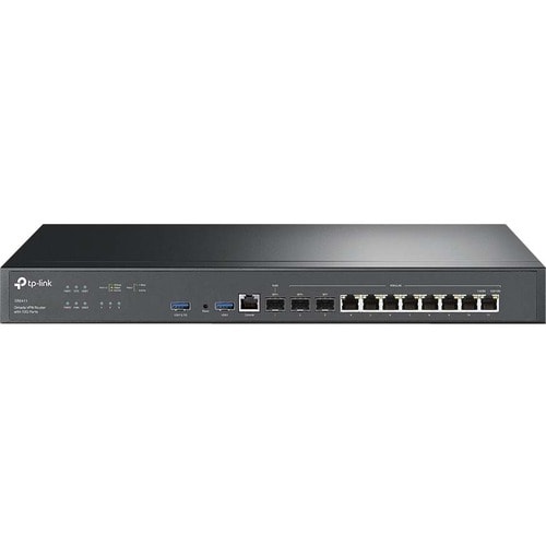 TP-Link ER8411 Router - 8 Ports - 8 WAN Port(s) - Management Port - 3 - 10 Gigabit Ethernet - Rack-mountable