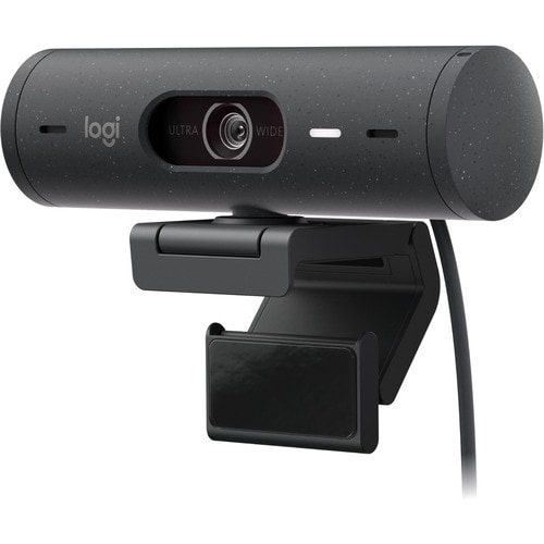 Cámara Web Logitech BRIO - 4Megapíxel - 60fps - Grafito - USB Tipo C - 1920 x 1080 Vídeo - Auto-foco - 90° Ángulo - 4x Zoo