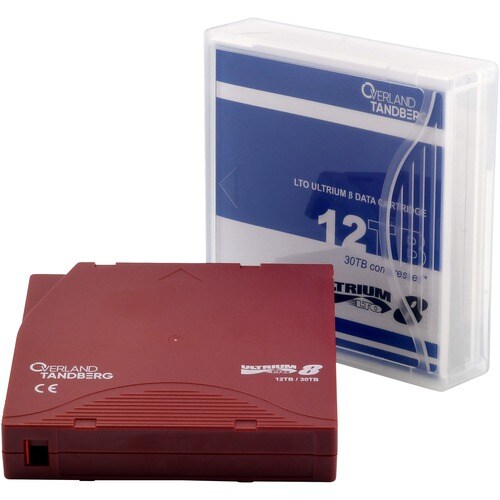 Overland Data Cartridge LTO-8 - Barcode Labeled - 20 Pack - 12 TB (Native) / 30 TB (Compressed) - 960 m Tape Length