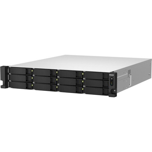 QNAP TS-h1887XU-RP-E2334-16G 18 x Total Bays SAN/NAS Storage System - 5 GB Flash Memory Capacity Xeon E-2334 Quad-core (4 