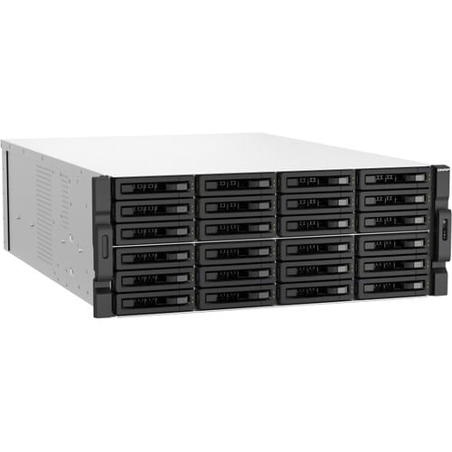 QNAP TS-h3087XU-RP-E2378-64G 30 x Total de compartimentos Sistema de armazenamento SAN/NAS - 5 GB Flash Memory Capacity Xe