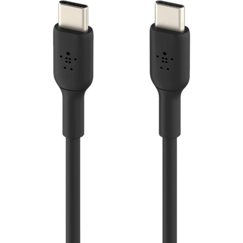Belkin USB-C to USB-C Cable (2m / 6.6ft, Black) - 2.01 m USB-C Data Transfer Cable for Smartphone, Tablet, Notebook, AirPo