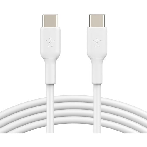 Belkin USB-C to USB-C Cable (2m / 6.6ft, White) - 2.01 m USB-C Data Transfer Cable for iPad mini, iPad Air, iPad Pro, iPho