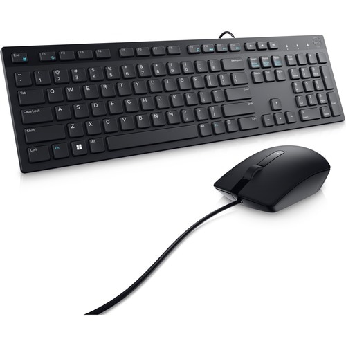 Dell KM300C Keyboard & Mouse - Cable Keyboard - Spanish - Cable Mouse