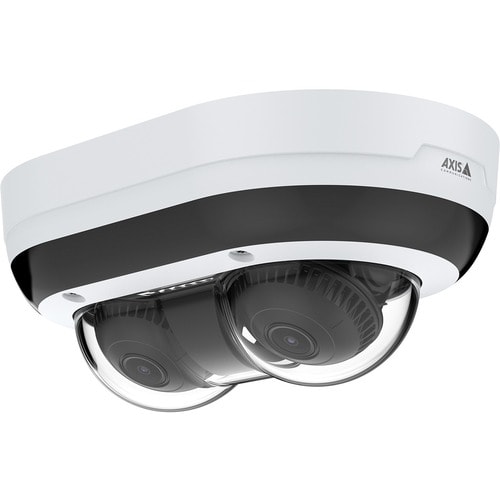 AXIS Panoramic P4705-PLVE 2 Megapixel Outdoor Full HD Network Camera - Color - White, Black - 49.21 ft Infrared Night Visi