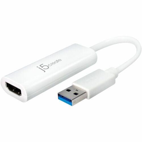 j5create JUA254 A/V Adapter - 1 - TAA Compliant - 1 × USB 3.0 Type A - Male - 1 x HDMI Digital Audio/Video - Female - 2048