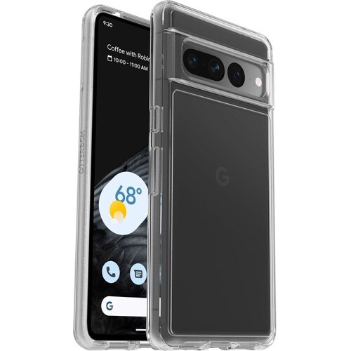 OtterBox Symmetry Series Clear Case for Google Pixel 7 Pro Smartphone - Clear - Bacterial Resistant - Polycarbonate, Synth