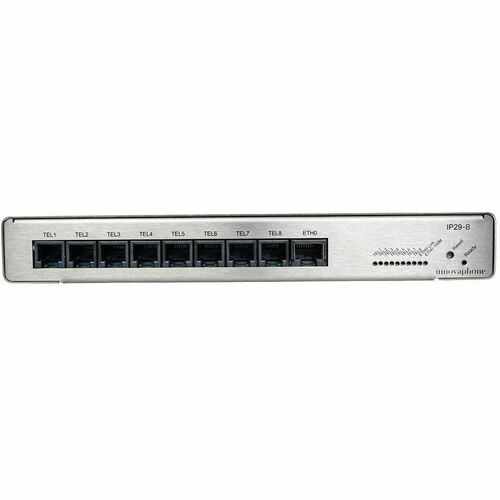 innovaphone IP29-8 VoIP-Gateway - 1 x RJ-45 - 8 x FXS - Ethernet, Fast Ethernet - ISDN - 1U Hoch - Rackmount