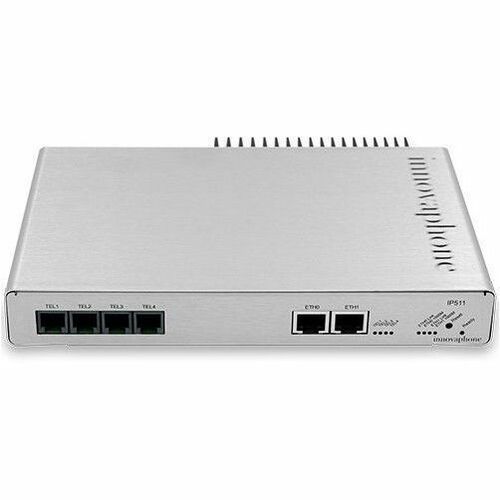 innovaphone VoIP-Gateway - 2 x RJ-45 - 4 x FXS - PoE Ports - Gigabit-Ethernet - 1U Hoch - Rackmount