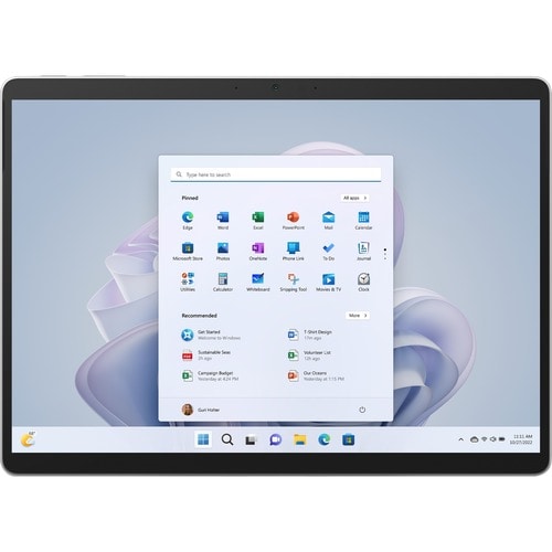 Microsoft Surface Pro 9 Tablet - 13" - 8 GB - 256 GB SSD - Windows 10 Pro - Platinum - Core i5 - 2880 x 1920 - PixelSense 