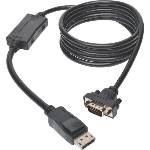 Tripp Lite series P581-006-VGA-V2 1,83 m DisplayPort/VGA Videokabel - Cable for Videogerät, Monitor, Projektor, TV, Grafik