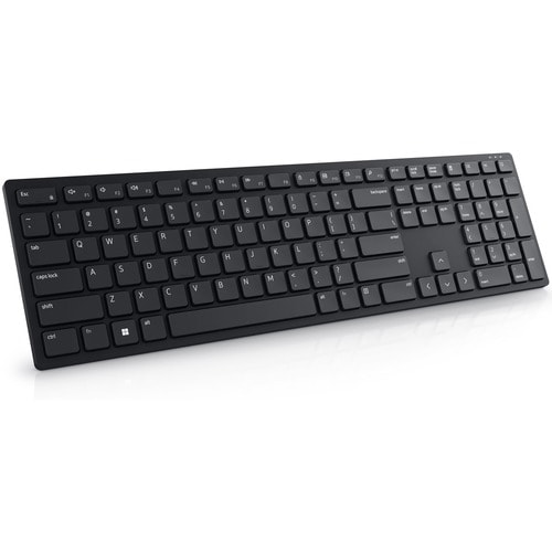 Dell KB500 Keyboard - Wireless Connectivity - USB Interface - Hungarian - QWERTZ Layout - Black - Plunger Keyswitch - RF -