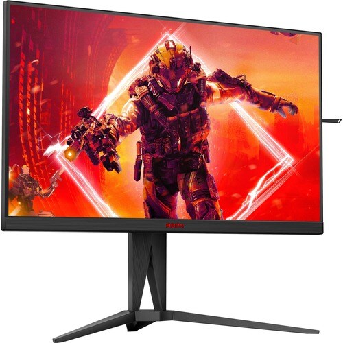 AOC AGON AG275QXN 27" Class WQHD Monitor LCD para gaming - 16:9 - Preto, Vermelho - 68.6 cm (27") Viewable - Alinhamento v