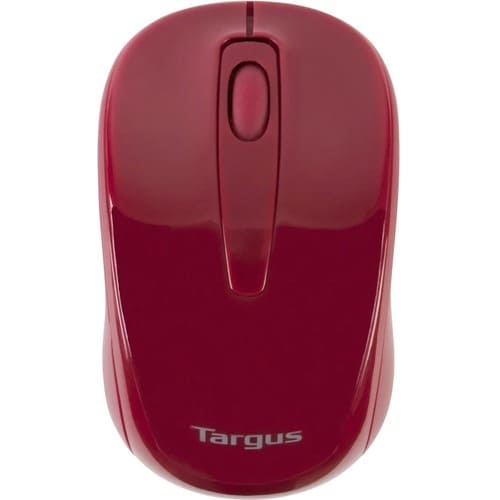 Targus W600 鼠标 - 蓝牙/射频 - USB - 光学 - 红 - 无线 - 2.40 GHz - 1600 dpi