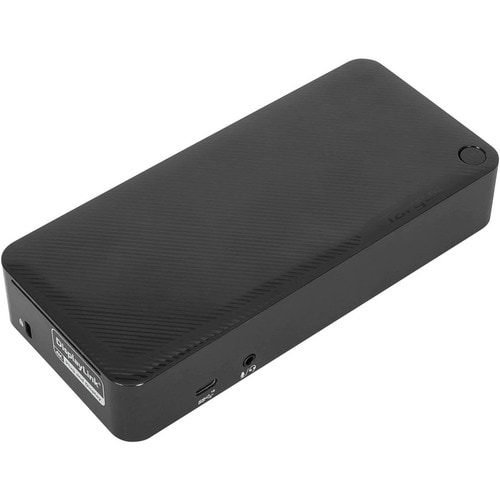 Targus DOCK182 C型 USB 扩展插口 用于 智能电话, 鼠标, 显示器, 键盘, 闪盘, 笔记本电脑, 平板, 台式计算机 - 100 W - 黑 - 2 支持的显示器 - 4K - 3840 x 2160 - 4 x USB 