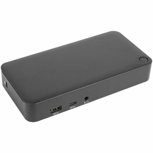 Targus Universal DOCK310 USB 3.2 (Gen 1) Type C 扩展插口 用于 硬盘, 显示器, 键盘, 笔记本电脑 - 充电功能 - 130 W - 黑 - 2 支持的显示器 - 5K, 4K UHD - 51