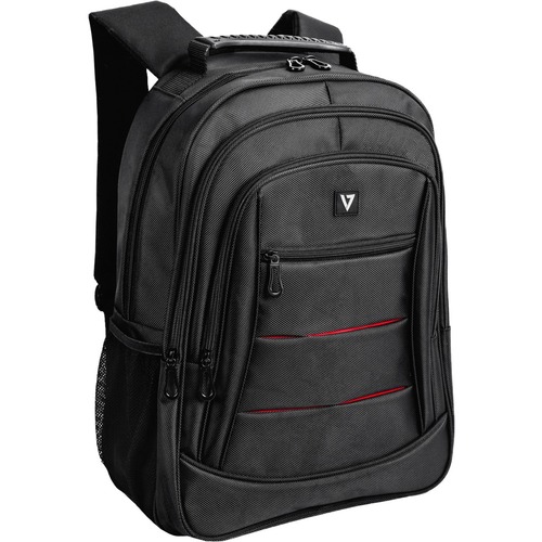 V7 Professional CBPX16-BLK Carrying Case (Backpack) for 39.6 cm (15.6") to 40.9 cm (16.1") Notebook - Black - RFID Resista