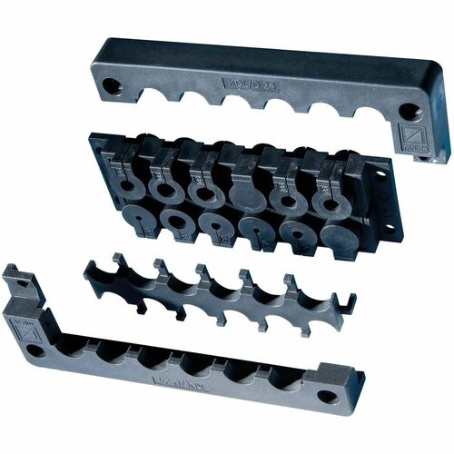 Schneider Electric Cable Routing - Black - 1 Pack Pack - Cable Entry System - Polypropylene