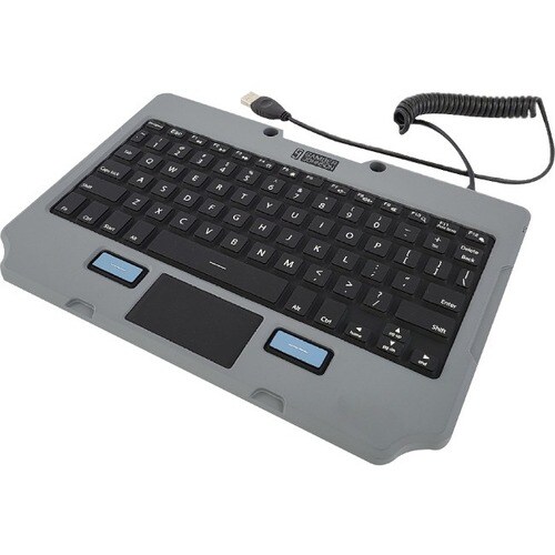Gamber-Johnson Lite Robust Tastatur - Kabel Konnektivität - USB 2.0 Schnittstelle - TouchPad - Französisch - 76 Taste(n) -