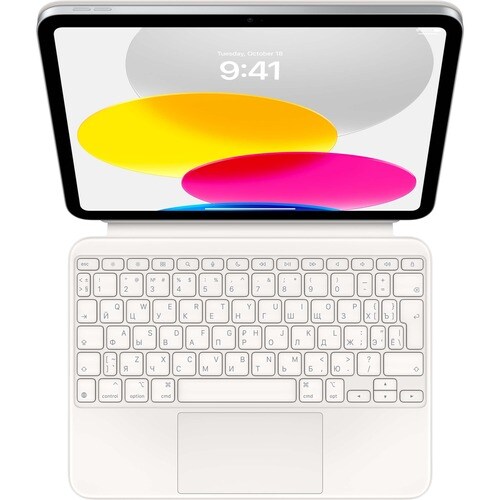 Apple Magic Tastatur/Cover (Folie) Apple iPad (10. Generation) Tablet - Weiß