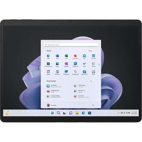 Tablet Microsoft Surface Pro 9 - 33 cm (13") - Tecnologia vPro - 8 GB - 256 GB SSD - Windows 11 Pro 64-bit - Grafite - Cor