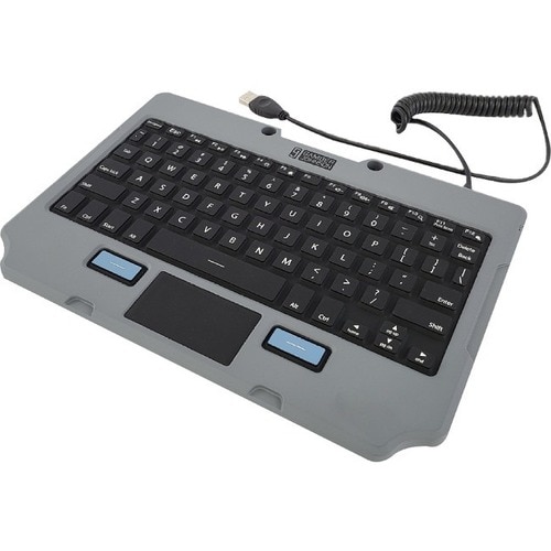 Tastiera Gamber-Johnson Lite Robusto - Cavo Connettività - USB 2.0 Interfaccia - TouchPad - Francese - 76 Tasto/i - PC, Mac