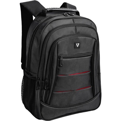 V7 Professional CBPX16-BLK Carrying Case (Backpack) for 40.6 cm (16") to 40.9 cm (16.1") Notebook - Black - RFID Resistant