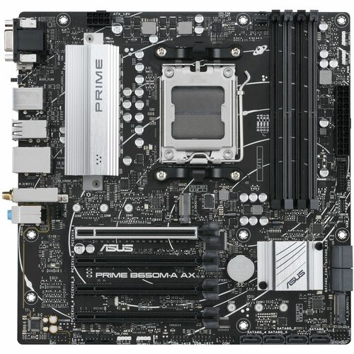 Asus Prime B650M-A AX Desktop Motherboard - AMD B650 Chipset - Socket AM5 - Micro ATX - Ryzen 7, Ryzen 5 Processor Support