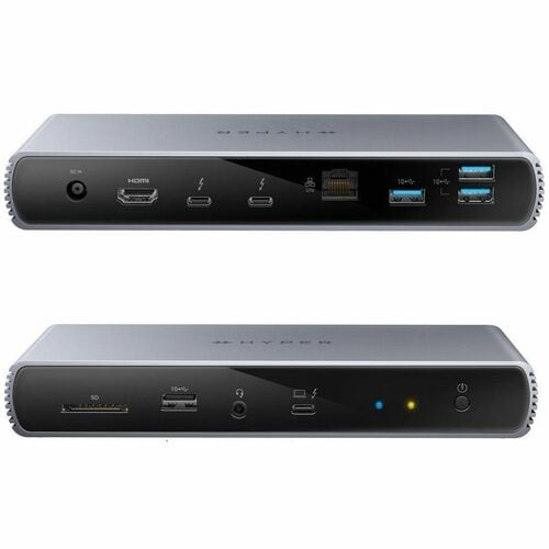 Targus HyperDrive HDTB4D-EU Thunderbolt 4 Docking Station für Monitor, Desktop-PC, Tablet, Notebook - Ladefunktion - Speic