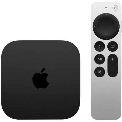 TV Internet Apple TV 4K - 64 Go HDD - Réseau sans-fil - Noir - Siri - HDR10, HDR10+, HLG - Dolby Digital 5.1, Dolby Digita