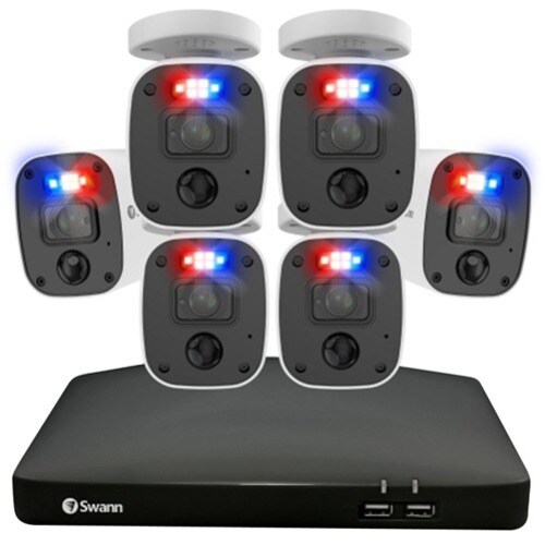 Swann Enforcer 8 Megapixel 8 Channel Night Vision Wired Video Surveillance System 2 TB HDD - Digital Video Recorder, Camer