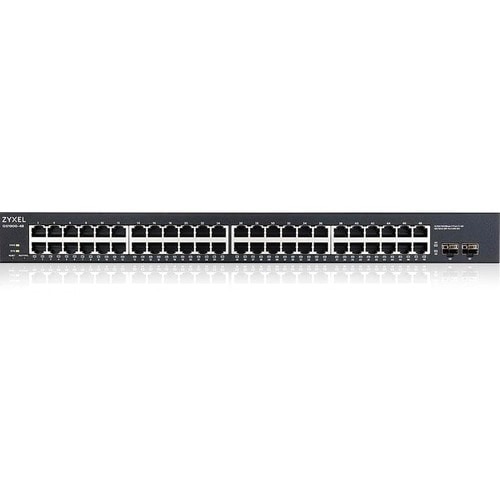 ZYXEL GS1900 GS1900-48 48 Ports Manageable Ethernet Switch - Gigabit Ethernet - 10/100/1000Base-T, 1000Base-X - 2 Layer Su