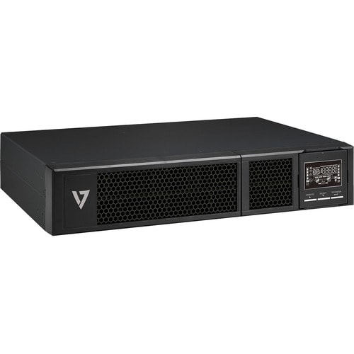 V7 UPS2URM3000DC-NC-1E Double Conversion Online UPS - 3 kVA/3 kW - 2U Rackmontage - 3 Stunde(n) Recharge - 2,60 Minute(n) 
