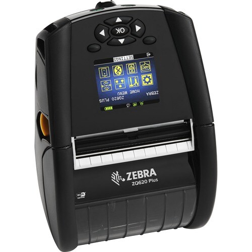 Zebra ZQ620 Plus Desktop, Gewerblich, Mobil Direktthermodrucker - Monochrom - Etiketten-/Quittungsdruck - Bluetooth - Wire