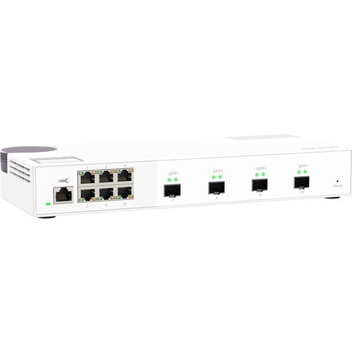 QNAP QSW-M2106-4S 6 Ports Manageable Ethernet Switch - 2.5 Gigabit Ethernet, 10 Gigabit Ethernet - 2.5GBase-T, 10GBase-X -