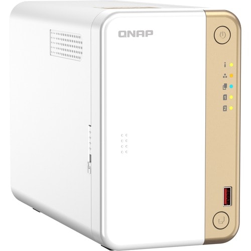 QNAP Turbo NAS TS-262-4G 2 x Total Bays SAN/NAS Storage System - 4 GB Flash Memory Capacity - Intel Celeron N4505 Dual-cor