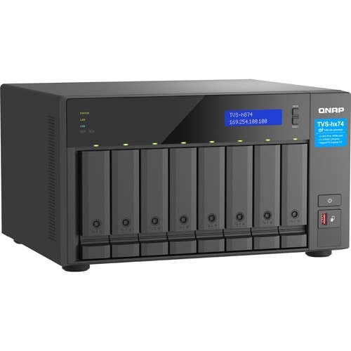 QNAP TVS-h874-i5-32G 8 x Total Bays SAN/NAS Storage System - 5 GB Flash Memory Capacity - Intel Core i5 i5-12400 Hexa-core